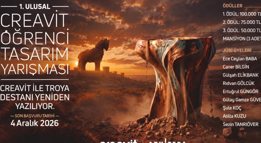 1. Ulusal Creavit Öğrenci Tasarım Yarışması İçin Başvurular Başlıyor!