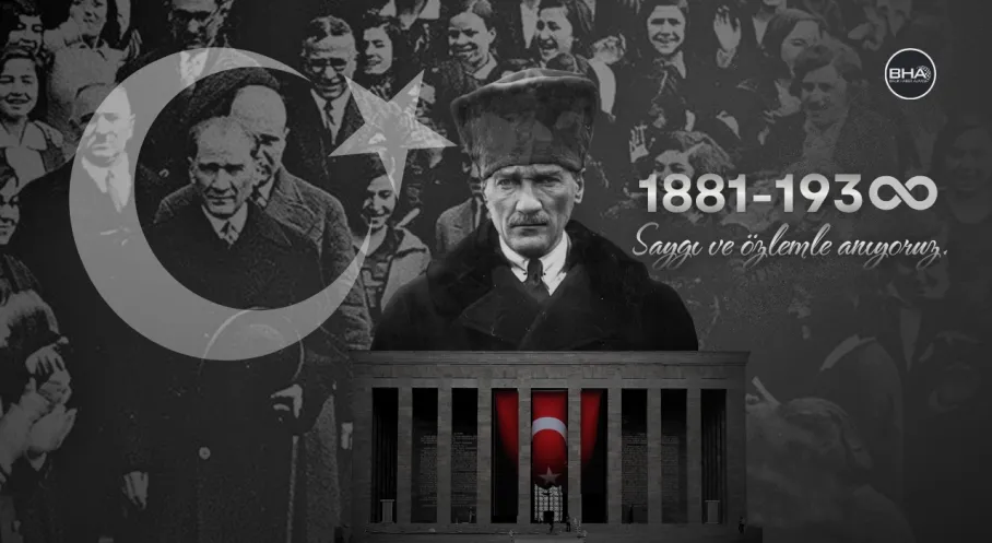 10 Kasım: Türkiye Cumhuriyeti Kurucusu Atatürk Saygıyla Anılıyor!