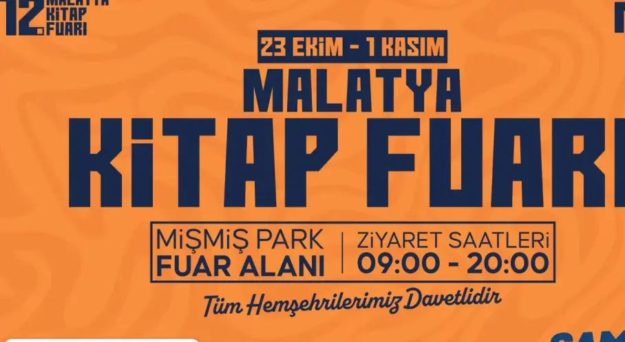 12. Malatya Anadolu Kitap ve Kültür Fuarı Kapılarını Açıyor