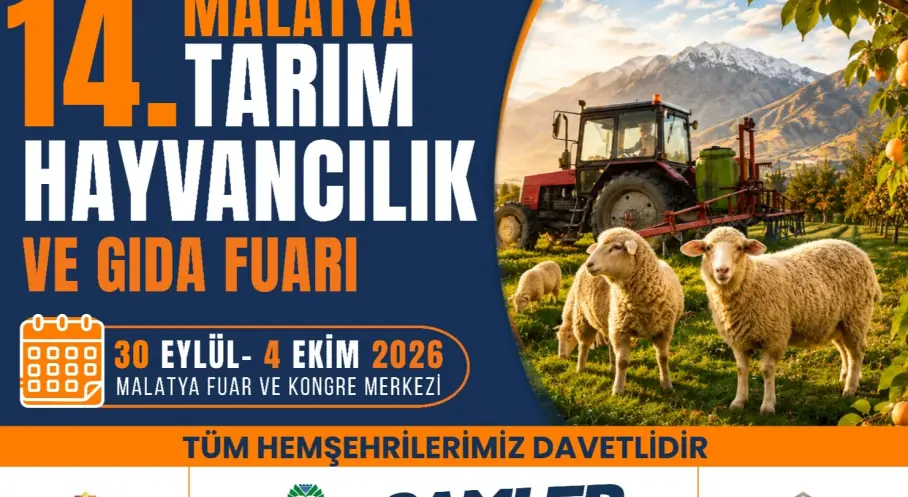 14. Malatya Tarım, Hayvancılık ve Gıda Fuarı Açılıyor