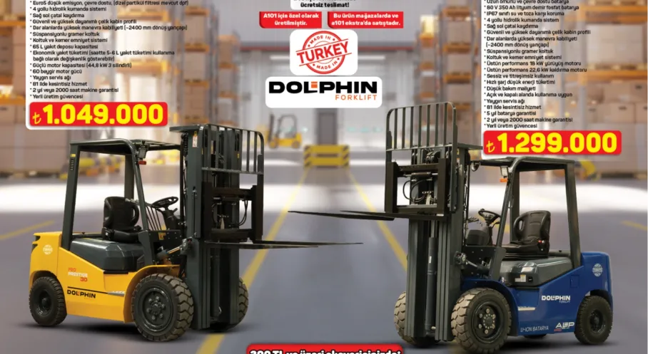 A101'de Yok Yok! Forklift ve Kamyonet Bile Satılacak: İşte Fırsat Ürünleri