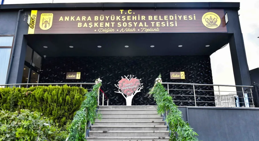 ABB'den Ankara'da Dar Gelirli Ailelere Ücretsiz Düğün Salonu!