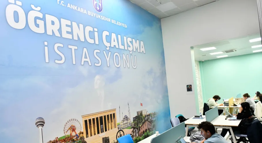 ABB'den Öğrencilere Müjde! Ücretsiz Çalışma İstasyonları Hizmete Açıldı