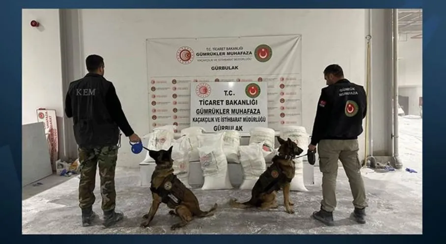 Ağrı Gürbulak'ta Rekor Uyuşturucu Baskını! 1 Ton Metamfetamin Ele Geçirildi!