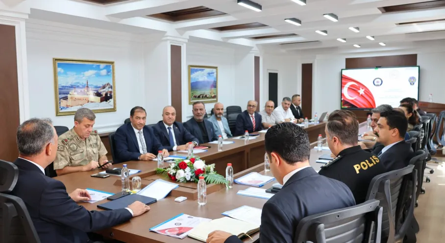Ağrı’da Spor Müsabakaları İçin Güvenlik Önlemleri Masaya Yatırıldı