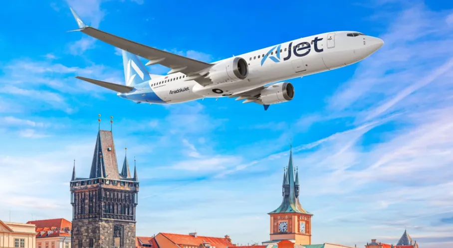 AJet Avrupa'da Yeni Bir Destinasyona Uçuyor: Prag Seferleri Başlıyor!