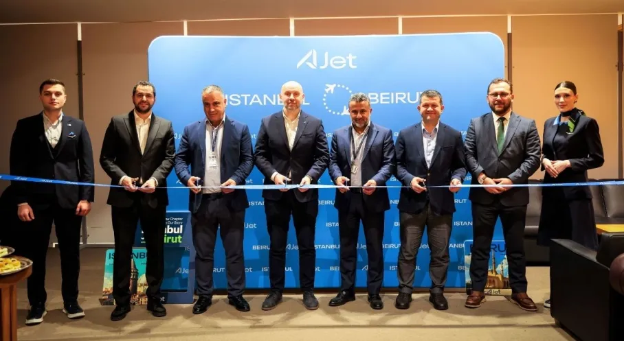 AJet Müjdesi: İstanbul-Beyrut Uçuşları Başladı! İlk Sefer Coşkuyla Karşılandı
