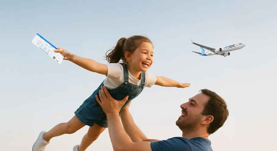 AJet'ten Babalar Günü'ne Özel İndirim: Yurt İçi ve Dışı Uçuşlarda %30 İndirim Fırsatı!