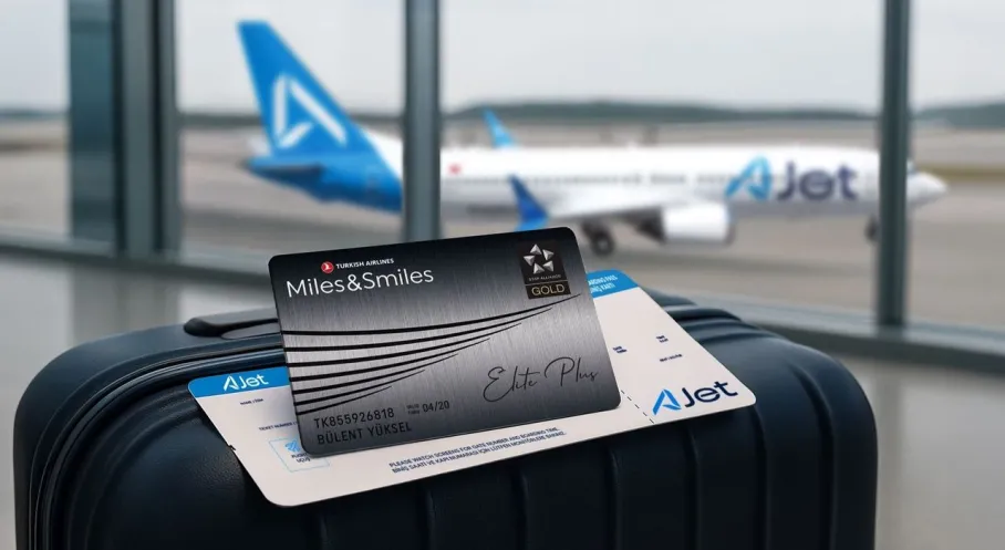 AJet'ten Müjde! Uçuşlarınız Artık Mil Kazandırıyor! (Miles&Smiles)