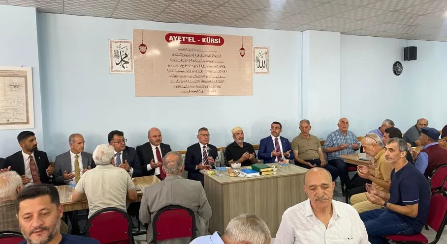 AK Parti Grup Başkanı Güler'den Kars TSO Başkanı Bozan'a Taziye Ziyareti