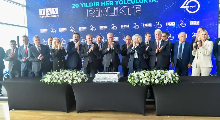 AKK Başkanı Yılmaz, TAV’ın Ankara’daki 20. yıl sevincine ortak oldu