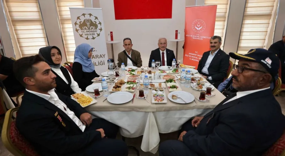 Aksaray Valisi'nden Gazilere Anlamlı Buluşma!