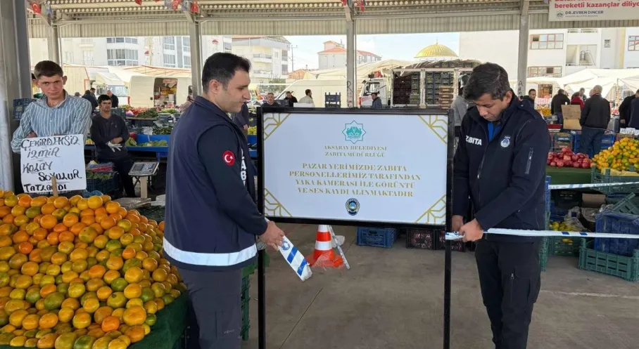 Aksaray'da Pazar Denetimi: Kural İhlali Yapan Tezgahlara Kilit!