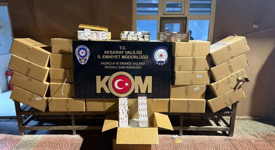 Aksaray'da Rekor Kaçakçılık Operasyonu! 5 Milyon TL'lik Vurgun Çökertildi