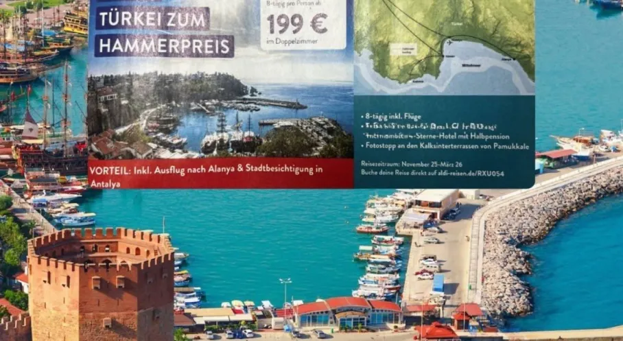 Almanya'da Marketten Tatil Çılgınlığı: 200 Euro'ya Antalya Rüyası!