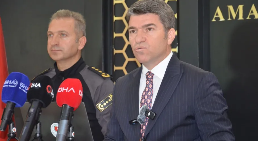 Amasya Valisi'nden Güvenlik Açıklaması: Suç Oranlarında Dikkat Çekici Düşüş!