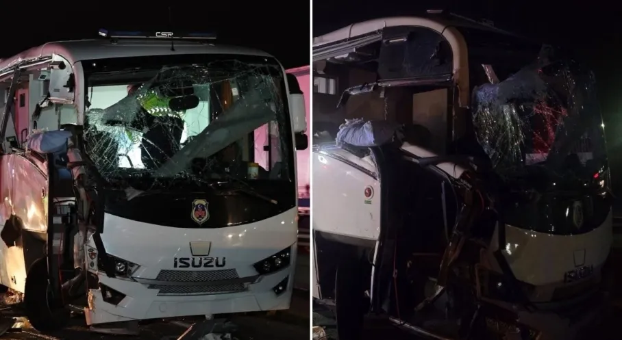 Amasya'da Cezaevi Aracı Zincirleme Kazaya Karıştı! 23 Yaralı