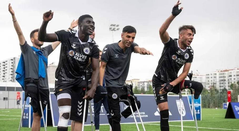 Ampute Futbolunda Tarihi Zafer! Alves Kablo, Şampiyonlar Ligi'ne Ankara'da Muhteşem Başladı!