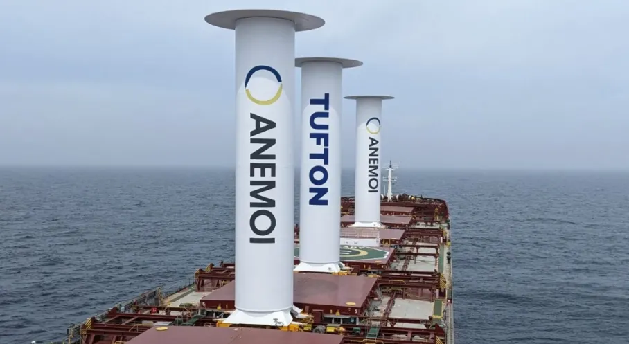 Anemoi'ye İngiltere'den Flettner Rotoru Tasarımı İçin Dev Destek!