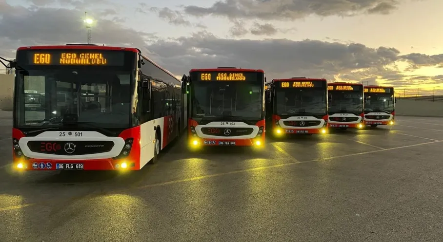 Ankara'da Ulaşım Atağı: ABB'den Başkent'e 5 Yeni Otobüs!