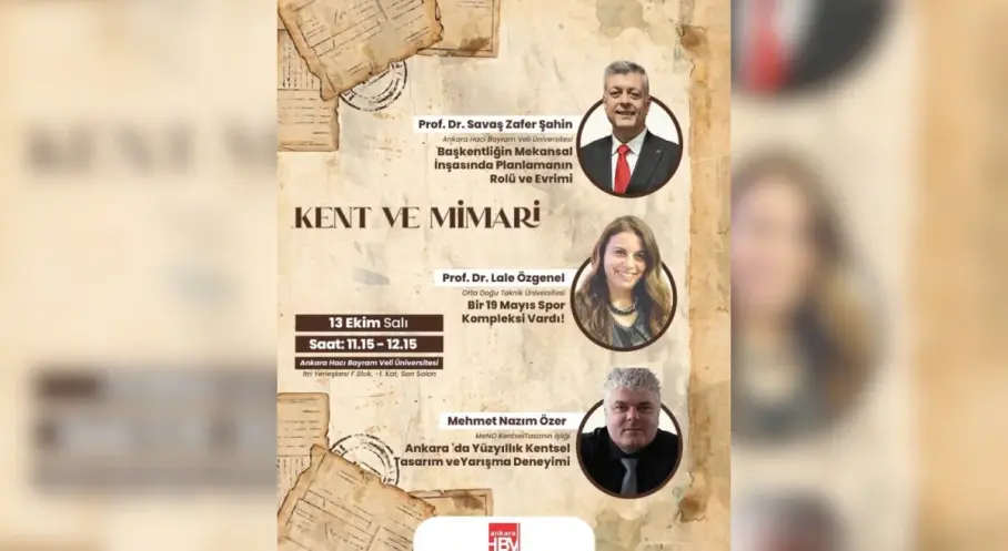 Ankara'nın kent kimliği ve mimari mirası sempozyumda ele alınacak