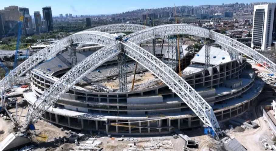 Ankara'ya Dev Stadyum! 285 Metrelik Çelik Çatı ile Rekor Kırılıyor