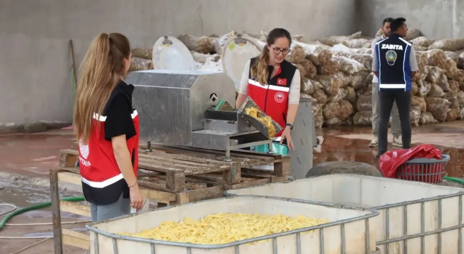 Antalya Aksu'da Şok Baskın! Zabıta 1 Ton Patatese El Koydu, İşletme Mühürlendi!