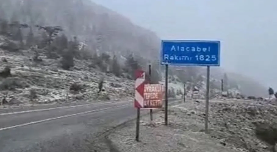 Antalya Alacabel'de Ekim Ayının İlk Karı Sürprizi!