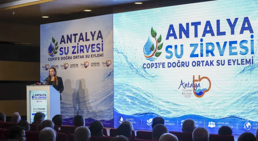 Antalya Su Zirvesi’nde mesaj: “Su ortak sorumluluğumuzdur”