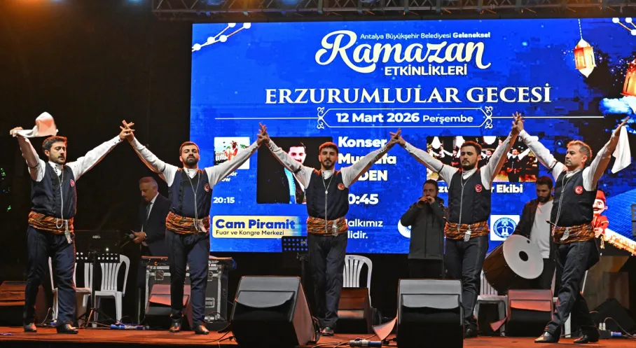 Antalya'da Erzurum Rüzgarı Esti: Ramazan Etkinliklerinde Memleket Hasreti Giderildi!