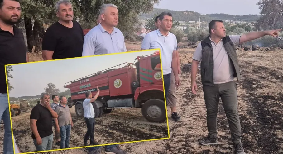Antalya'da Orman Yangını Alarmı! Başkan Çetin'den Kritik Ziyaret