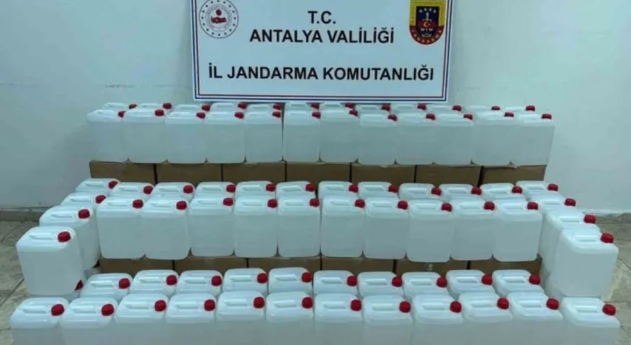 Antalya'da Şok Operasyon: 500 Litre Kaçak Alkol Ele Geçirildi!