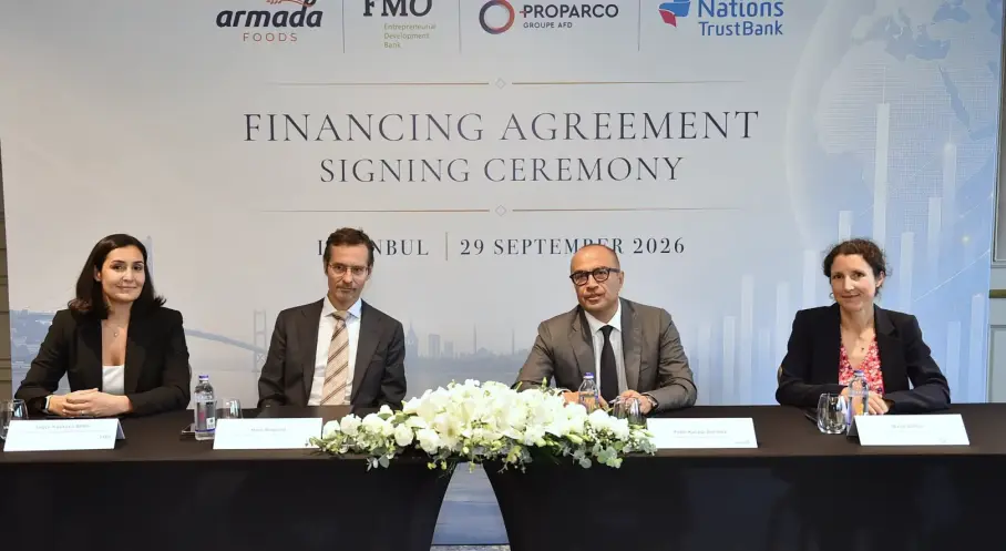 Armada Gıda, FMO ve Proparco Sendikasyon Kredisi İçin İmza Töreninde Bir Araya Geldi