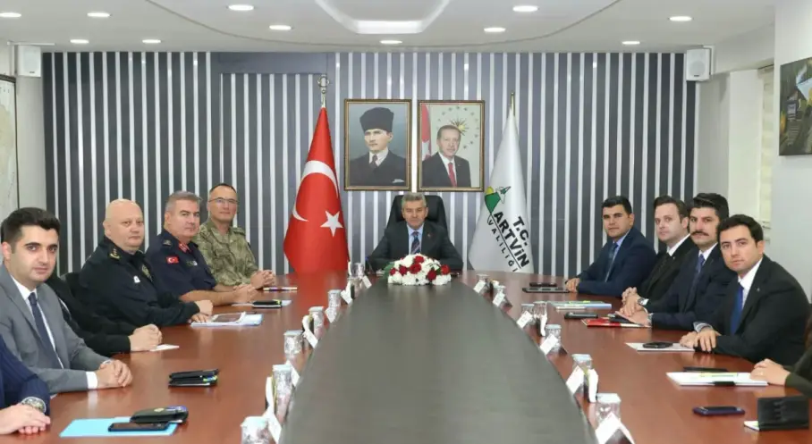 Artvin’de, “İl Güvenlik ve Asayiş Koordinasyon Kurulu Toplantısı yapıldı