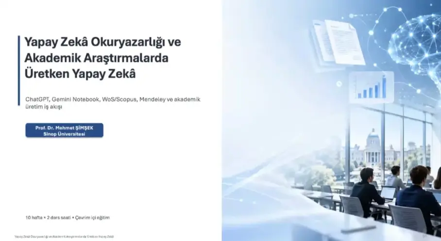 ASBÜ’de yapay zekâ okuryazarlığı ve akademik araştırmalarda üretken yapay zekâ eğitimi düzenlendi