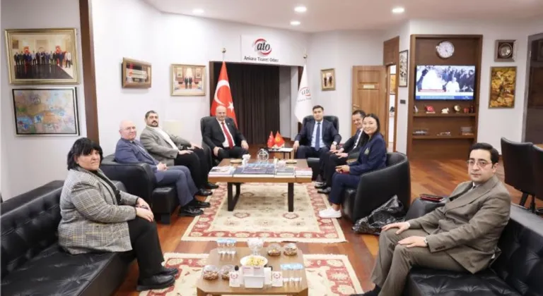 ATO Başkanı Baran ve Toktobekov'dan Ticaret Görüşmesi - Türkiye-Kırgızistan İlişkileri Hedeflere Koşuyor