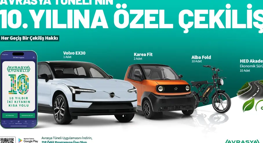 Avrasya Tüneli, Yeni Yaşını Sürdürülebilir Hediyelerle Kutluyor