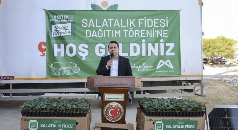 Aydıncık'ta Çiftçiye Müjde! Fide ve Güneş Paneli Desteği Başladı