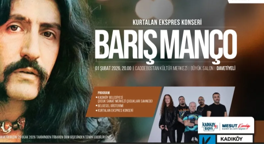 Barış Manço, 27. Ölüm Yıl Dönümünde Kadıköy'de Efsanevi Etkinliklerle Anılıyor!