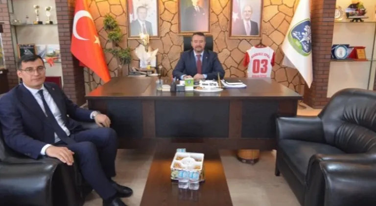Başkan Adnan Öztaş'a ziyaretler devam ediyor - Resmi kurumlardan hayırlı olsun dilekleri