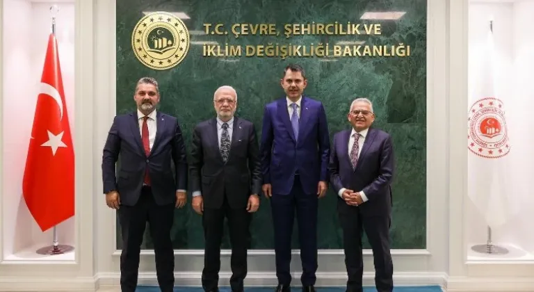 Başkan Büyükkılıç ziyaret etti: Yeni bakanlara 'hayırlı olsun' dedi!