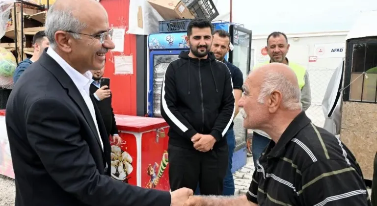 Başkan Er'den İkizce Konteyner Kent'e ziyaret