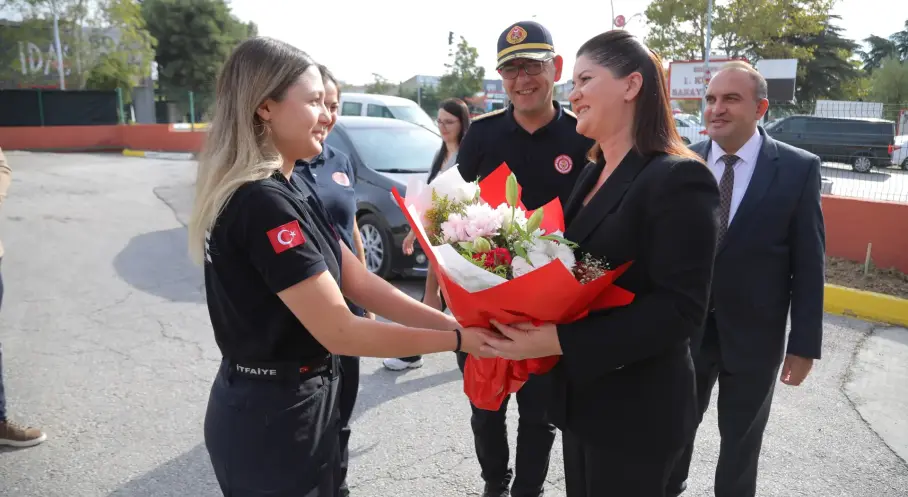 Başkan Filiz Gencan’dan İtfaiye Personeline Ziyaret