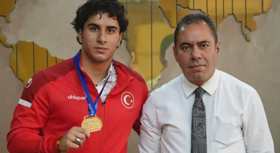 Başkan Senger, Avrupa Şampiyonu Diyar Savcı’yı ağırladı