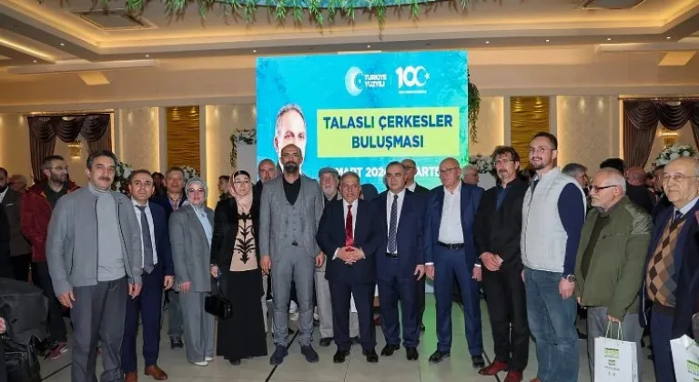 Başkan Yalçın, Talas'taki Çerkeslerden Büyük İlgi Gördü