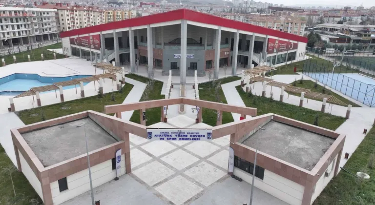 Ankara'ya Yeni Bir Spor Merkezi: Sincan Atatürk Yüzme Havuzu ve Spor Kompleksi Yakında Hizmete Girecek