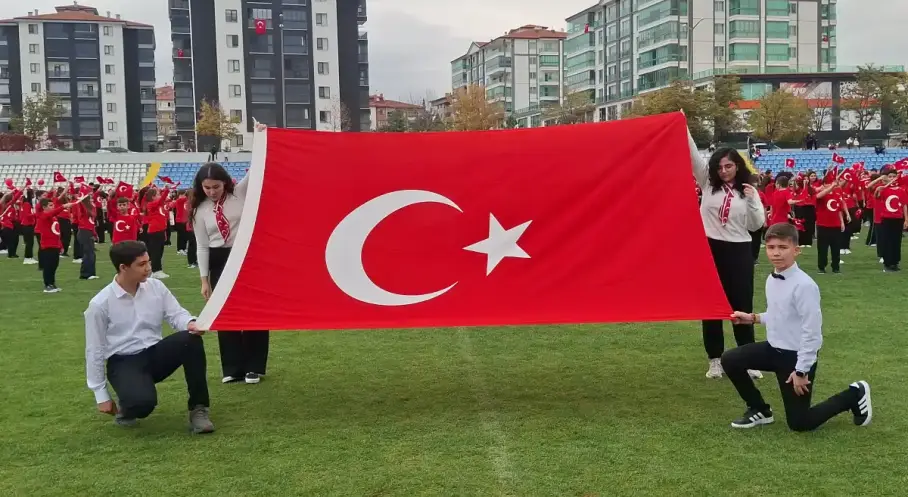 Başkentin Beypazarı ilçesinde Cumhuriyet bayramı coşkusu