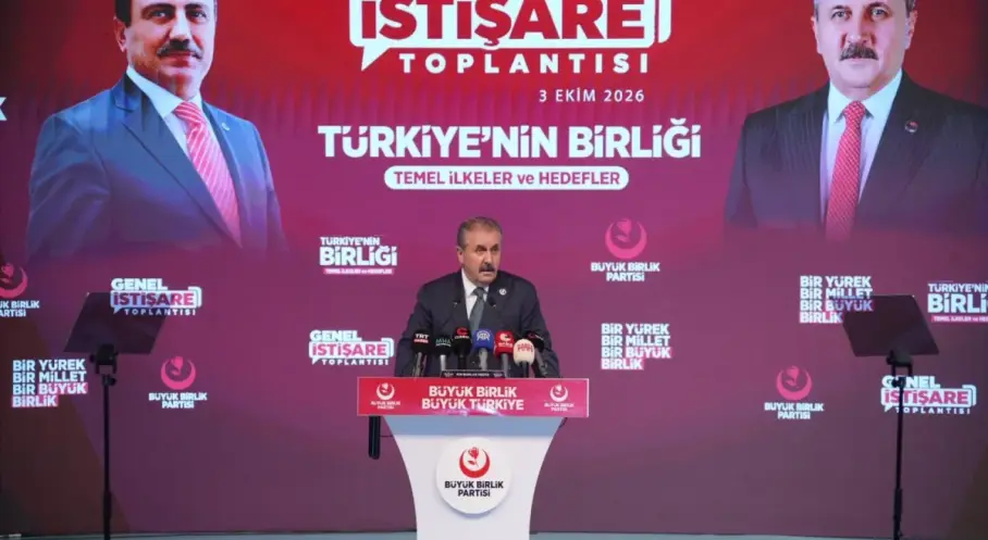 BBP toplantısında “diriliş” marşı salonda yankılandı