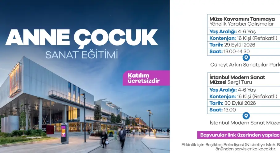 Beşiktaş Belediyesi Çocukları Sanatla Buluşturuyor