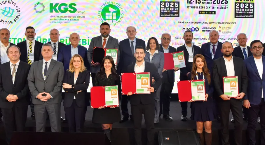 Beton Sektöründe Sürdürülebilirlik Hamlesi: CSC Sertifikaları Sahiplerini Buldu!